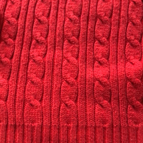 Tabi simply classic cotton sweater Red - Picture 4 of 4